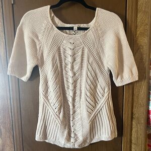 GAP Chic Cream Knit Sweater